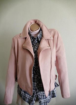 Жіноча куртка косуха lcw casual пудрова, розмір 40