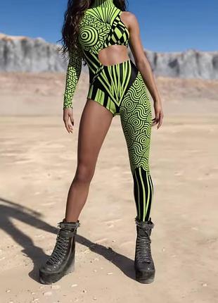 Карнавальний костюм асиметричний комбінезон burning man