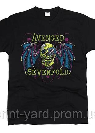 Футболка чорна loys music avenged sevenfold style