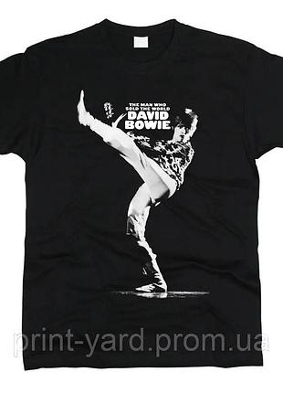 Футболка черная loys music david bowie print