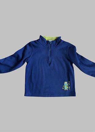 Толстовка для хлопчика синя, зріст 98-104 см, 100% поліестер