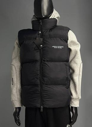 Жилетка чоловіча armani exchange чорна
