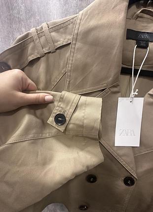 Короткий тренч zara 3