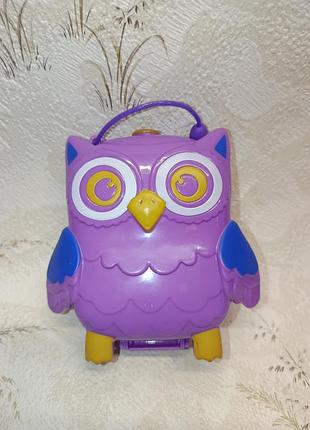 Карманный домик polly pocket сова полли покет  mattel
