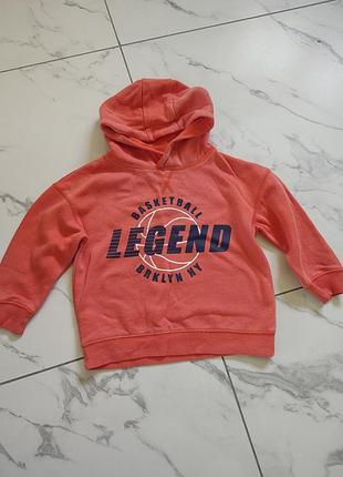 Худі для хлопчика з принтом basketball legend