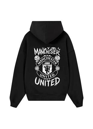 Худи loys толстовка с принтом manchester wild style hoodie, черный s
