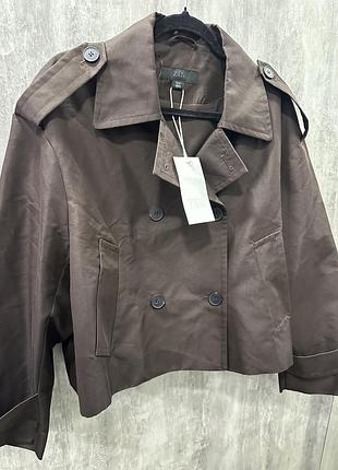Короткий тренч zara m, l, xl, xxl,2980 грн