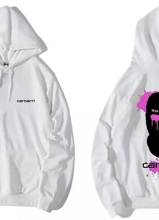 Мужское худи carhartt wip белая кархарт унисекс-кофта женская толстовка с капюшоном m