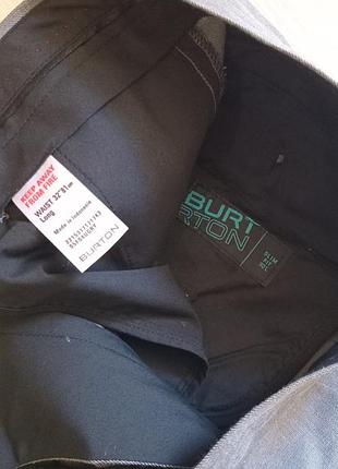 Мужские серые брюки burton 3