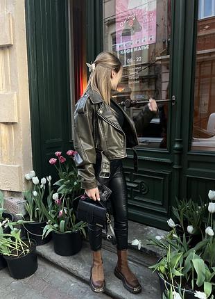 Куртка шкіряна zara 2
