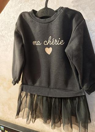 Світшот-плаття для дівчинки h&m