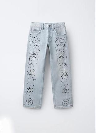 Новые джинсы для девочки zara