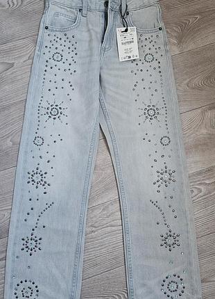 Новые джинсы для девочки zara 4