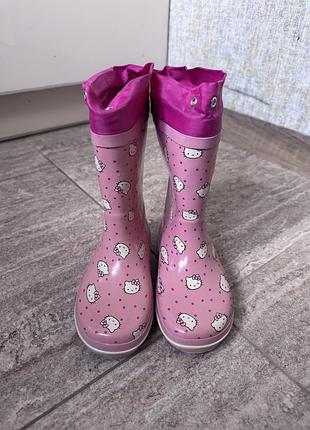 Гумові чоботи hello kitty 28 розмір 3