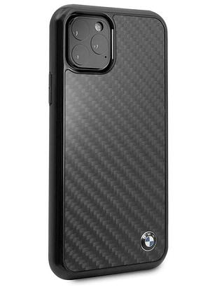 Чохол bmw для iphone 11 pro max, карбоновий 2