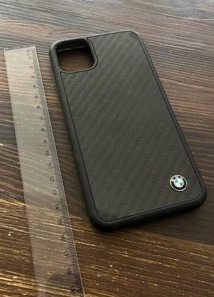 Чохол bmw для iphone 11 pro max, карбоновий 5