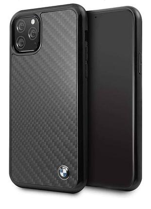 Чохол bmw для iphone 11 pro max, карбоновий