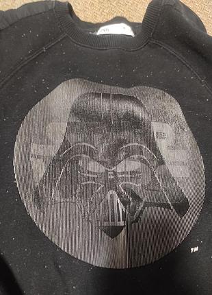 Світшот дитячий zara star wars чорний 140 см