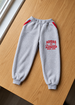 Теплі штани на флісі adidas
