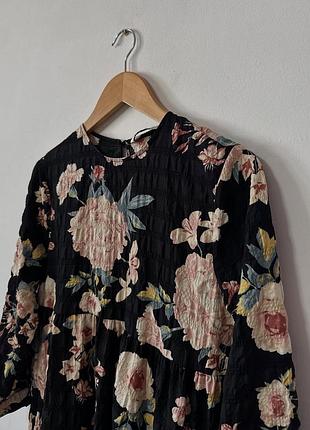 Плаття в квітковий принт zara🌿 2