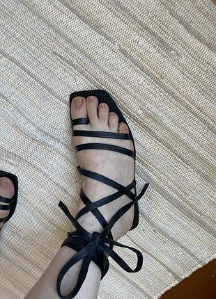 Сандалі жіночі asos чорні 4
