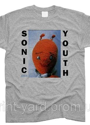 Футболка сіра loys music sonic youth