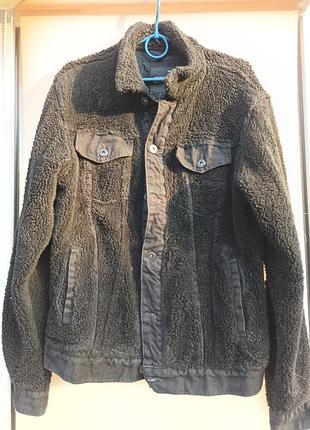 Куртка шерпа zara