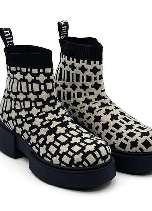 Черевики демі nila nila   n3109 nil beige nero