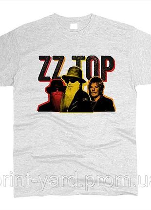 Футболка белая loys music zz top