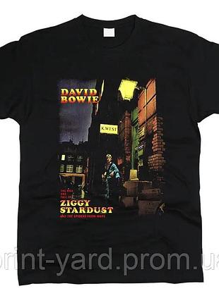 Футболка черная loys music david bowie ziggy