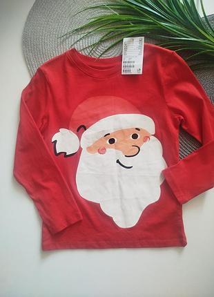 Дитячий новорічний лонгослів h&m
