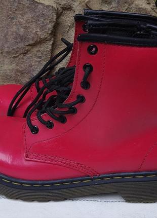 Dr. martens 1460 красные ботинки на девочку, 33 2
