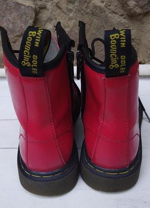 Dr. martens 1460 красные ботинки на девочку, 33 6