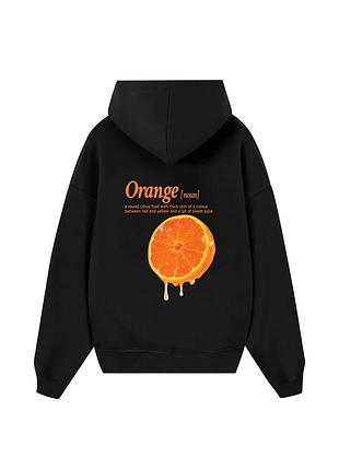 Худи loys толстовка с принтом tropical orange hoodie, черный m