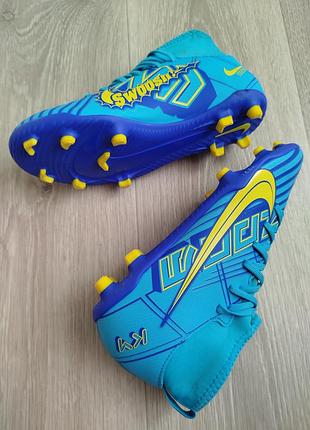 Бутси дитячі nike jr mercurial superfly 9 club km fg/mg (23.5 см)