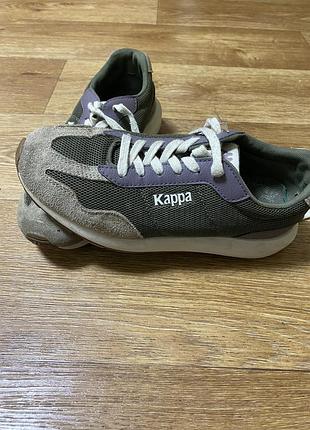 Кросівки жіночі kappa authentic run mesh хакі, розмір 38, довжина устілки 24.3 см