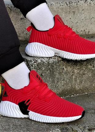 Кроссовки мужские adidas alphabounce красные адидас (размеры: 41,42,43,44) видео обзор