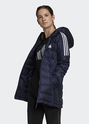 Парка жіноча adidas essentials синя