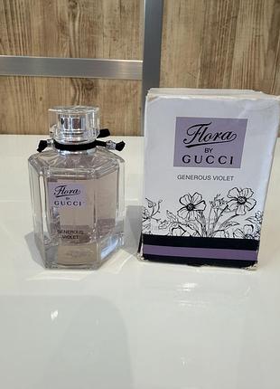 Gucci flora by gucci generous violet туалетна вода 50 мл, оригінал