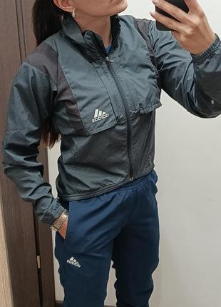 Куртка/вітровка/кофта adidas, жіноча спортивна на змійці
