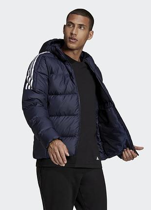Пуховик чоловічий adidas essentials синій 4
