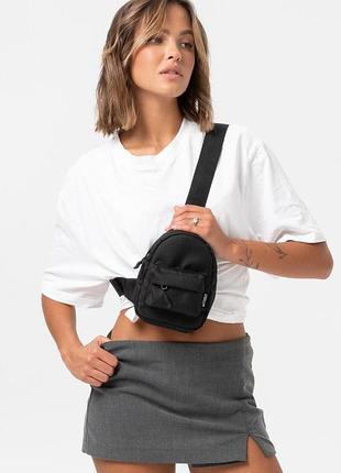 Жіноча сумка месенджер without micro black