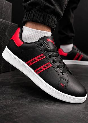 Чоловічі чорні кросівки puma | спортивні кросівки | 40–45 мужские кеди новинка 2026 популярная модель  пума на каждый день