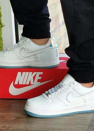 Кроссовки nike белые женские форсы кожаные найк (размеры: 36,37,38,39,40,41)