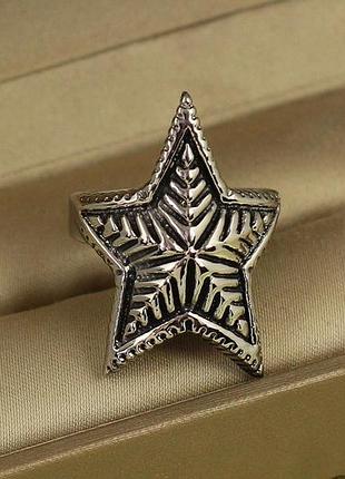 Кільце xuping jewelry рок зірка р 17 сріблясте