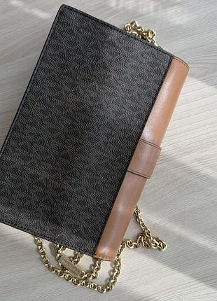 Сумка жіноча michael kors коричнева 4