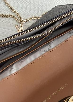 Сумка жіноча michael kors коричнева 5