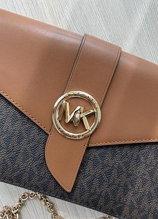 Сумка жіноча michael kors коричнева 2