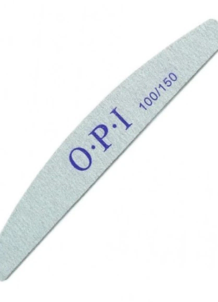 Пилочка opi 5 штук полукруг серая 100/150