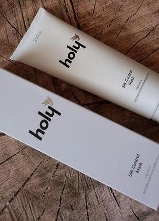 Маска з випрямляючим ефектом holy silk control mask
